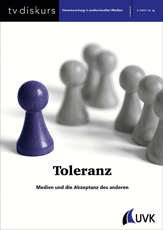 Cover tv diskurs 72, 2/2015: Toleranz. Medien und die Akzeptanz des anderen