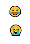 Emojis: Lachendes und weinendes Gesicht (Emojipedia)